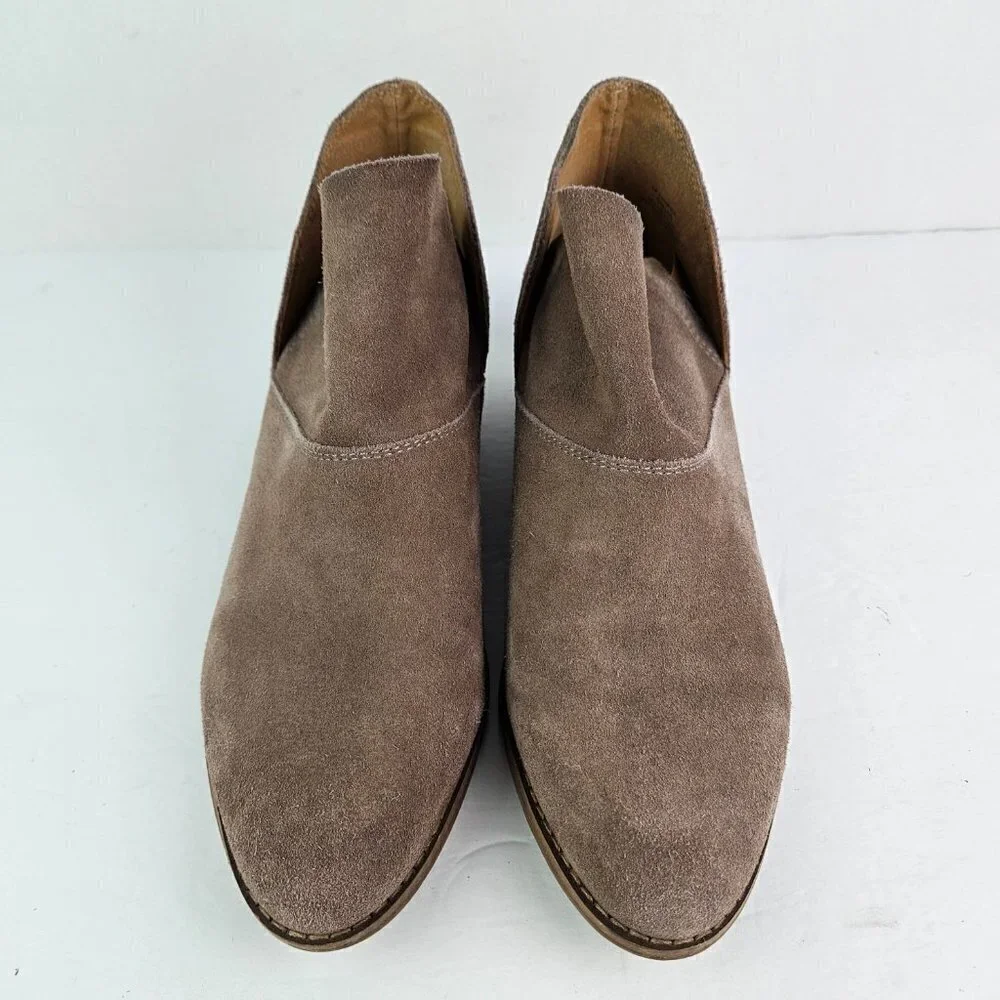 Lucky Brand Fahmida Tan Suede Pull On Ankle Boot 9